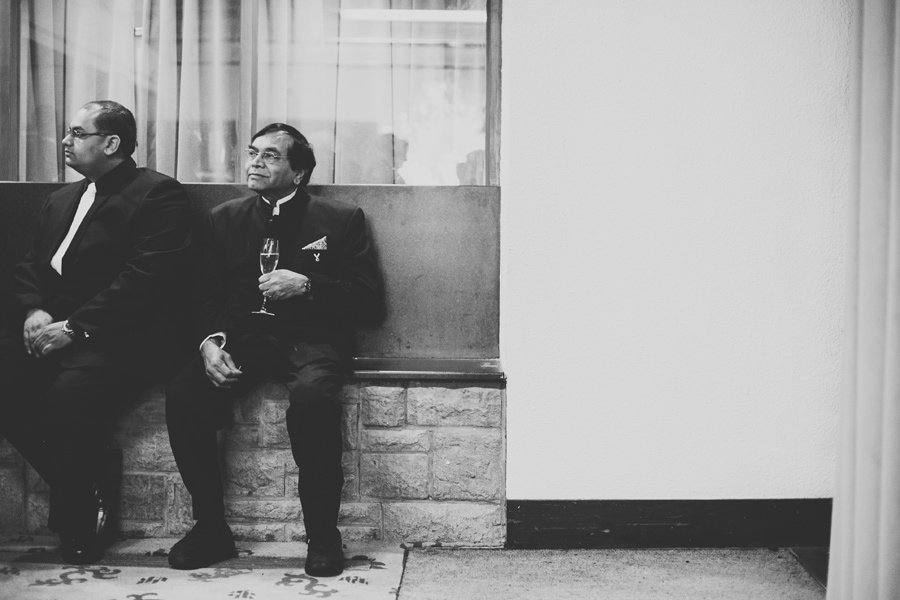 black and white portrait at this wedding