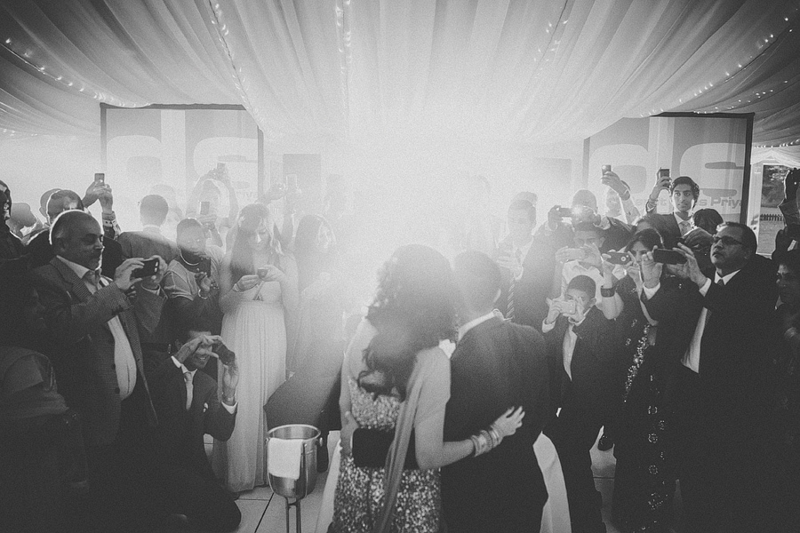 everyone taking photos at this wedding